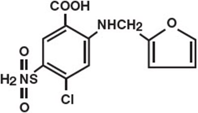 Chemical Structure (Furosemide 01)
