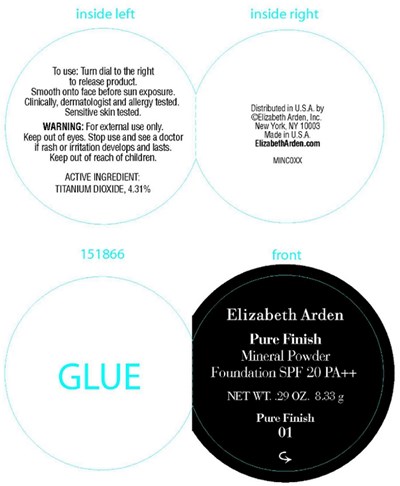 Pure Finish Mineral Powder Foundation Spf 20 Base Label (Bp1391 Figure 2 Pure Finish Mineral Powder Foundation Base Label Spf 20 (edit))