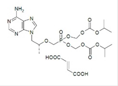 Tenofovir Disoproxil Fumarate Structure (Tenofovir Df Structure)