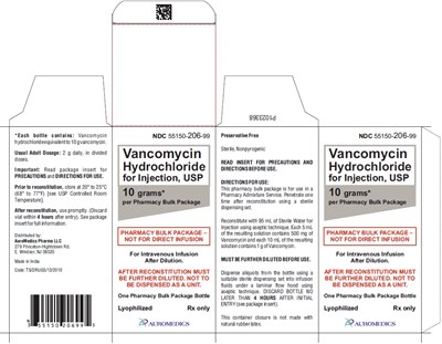 PACKAGE LABEL-PRINCIPAL DISPLAY PANEL - 10 grams per Pharmacy Bulk Package - Carton (1 Vial) - vancomycin fig4