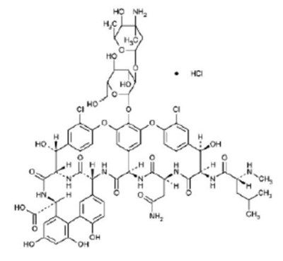 Vancomycin Hydrochloide Chemical Structure - vancomycin str