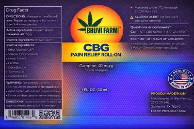 Cbg_paion_relief_roll-on_label (Cbg Pain Relief Roll On Label Fda)