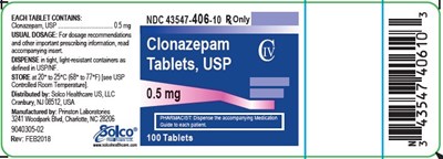 image-01.jpg Clonazepam Tablets  0.5 mg - 100 tablets - image 01