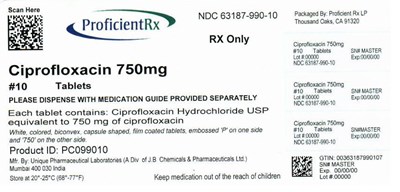 63187-990-10 - cipro 750 50