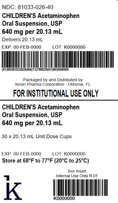 Children's Apap 20.13 mL 30 Count Carton (Childrensapap 20.13ml Carton 30ct)