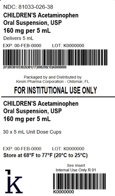 Children's Apap 5 mL 30 Count Carton (Childrensapap 5ml Carton 30ct)