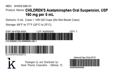 Children's Apap 5 mL 100 Count Case (Childrensapap 5ml Case 100ct)