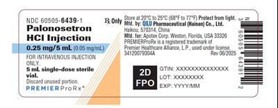 Container Label Ndc 60505-6439-1 (Palonosetron 5)