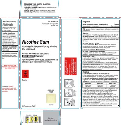 Nicotine Polacrilex 4 mg (nicotine) (Nicotine 4 mg Mint Coated 1)