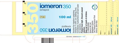 Iomeron 350 Vial 100 mL (Uk Iomeron 350 100ml Label)