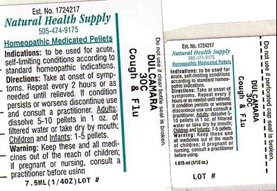 Cough Flu Label (Nhs Cough Flu)