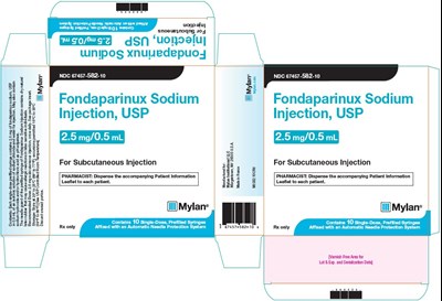 Fondaparinux Sodium Injection, USP for subcutaneous injection 5 mg/0.4 mL Carton Label - image 13