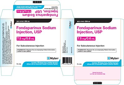 Fondaparinux Sodium Injection, USP for subcutaneous injection 10 mg/0.8 mL Carton Label - image 15