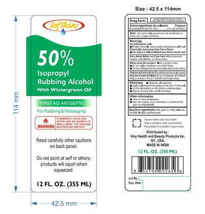 Label (Sofskin 50percent Wintergreen)