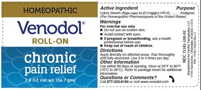 Roll-on Bottle Label (Venodol Roll On 01)
