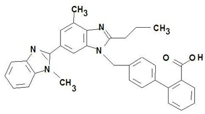 telmisartan-str.jpg Structure - telmisartan str