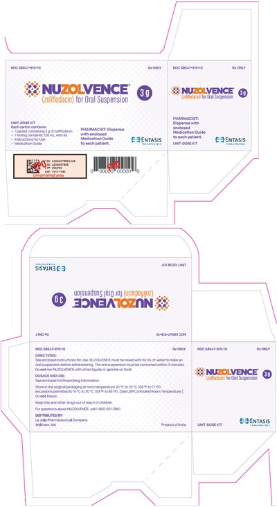 Principal Display Panel (3 g Packet Carton)