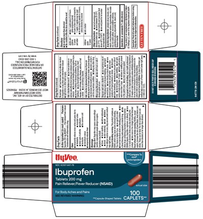 Hyvee Ibuprofen Carton Image