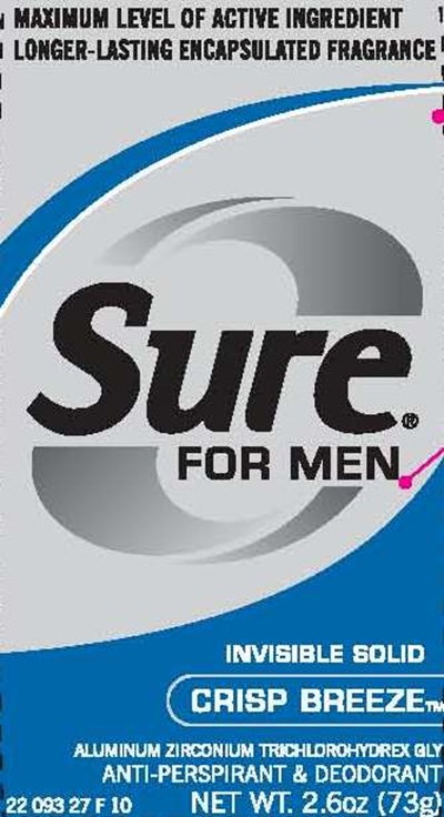 Image Of Front Label (Suremencrispbreeze 01)