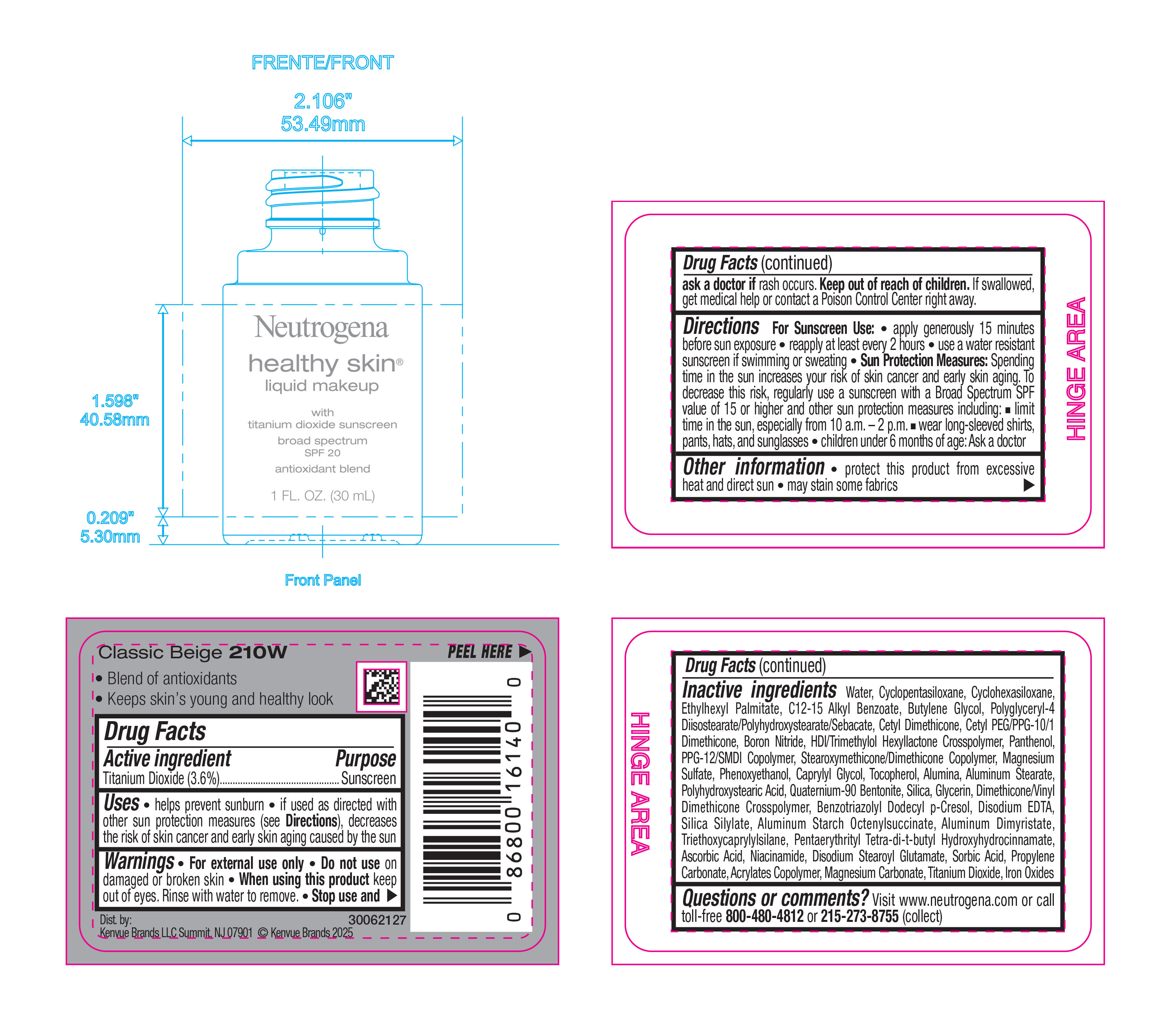 Neutrogena Healthy Skin Product Images - NDC 69968-0987