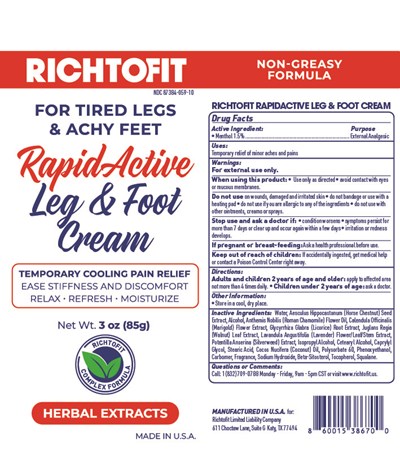 Richtofit Rapid Active Leg And Foot Tube (Richtofit Rapid Active Leg And Foot Cream Tube)