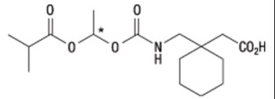 horizant-01.jpg Chemical Structure - horizant 01