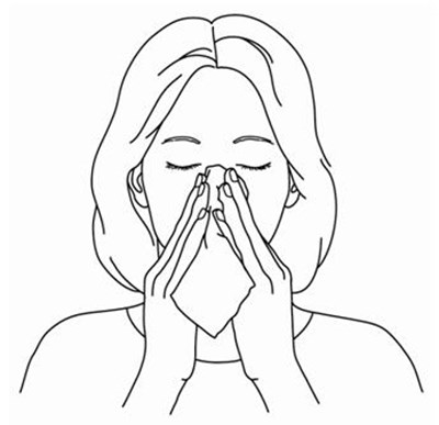 Figure D: Gently Blow Your Nose (Image 04)