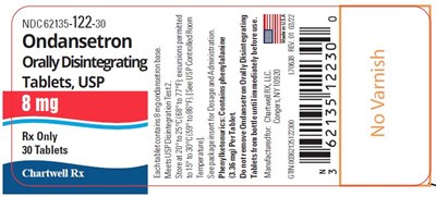 image description - ondansetron od tablets 8mg label