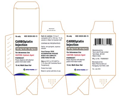 Bottle-carton (Carboplatin 150mg 15ml Vial Carton)