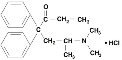 Chemical Structure (Methadone HCl Tablets 10 mg 820 1)