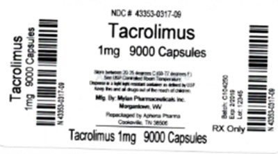Bottle Label 1mg (43353 317)