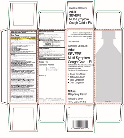 Meijer Adult Severe Multi Symptom Cough Cold + Flu 237 mL (Image 01)