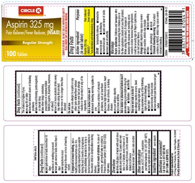 circle-01.jpg PRINCIPAL DISPLAY PANEL - 325 mg Tablet Bottle Label - circle 01