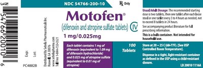 100 Count Bottle Label (Picture1)