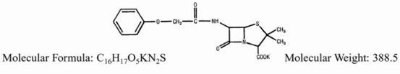 Penicillin V Chemical Structure (4cdff640 870e 4de8 885b 0669bfde518d 01)