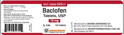 Baclofen Tablets Usp, 10 mg (100s count)