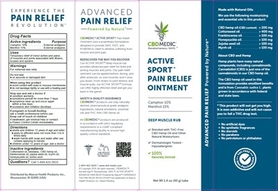 Label (Label Medic Activesportointment 24909 742)