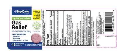 TopCare Extra Strength Simethicone 48 Chewable Tablets - WC134CHR