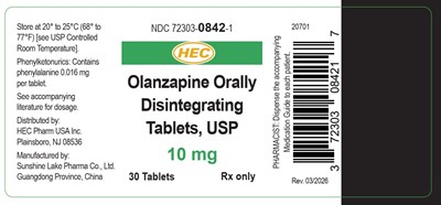 10mg (Olanzapine Orally Disintegrating 10mg)