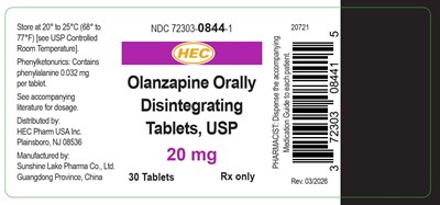 20mg (Olanzapine Orally Disintegrating 20mg)
