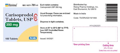 carisoprodol-fig2.jpg PACKAGE LABEL-PRINCIPAL DISPLAY PANEL - 350 mg (100 Tablet Bottle) - carisoprodol fig2
