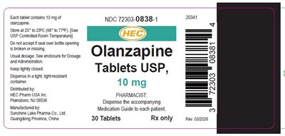 10mg-30 (Olanzapine 10mg Contain 30 T0667)