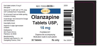 15mg-30 (Olanzapine 15mg Contain 30 T0657)