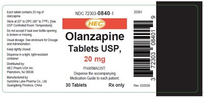 20mg-30 (Olanzapine 20mg Contain 30 T0647)