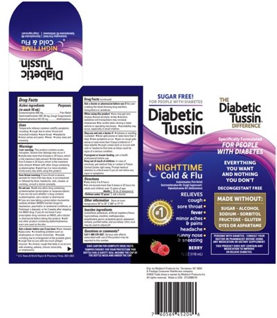 Diabetic Tussin Nighttime Cold And Flu 61787 516 01