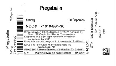 Label (71610 994 30)