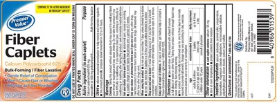 Premier Value Fiber Caplets 250 Counts (0339)