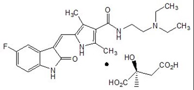 Sunitinib Structural Formula - image 01