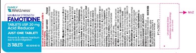 Package Label-principal Display Panel -20 mg (25 Tablets, Container Label) (Famotidine 20mg Fig1)