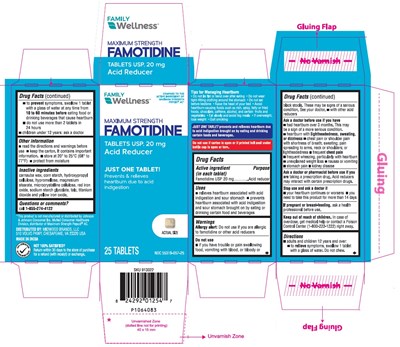 Package Label-principal Display Panel -20 mg (50 Tablets, Container Carton Label) (Famotidine 20mg Fig2)